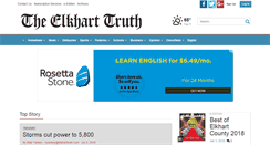 Desktop Screenshot of elkharttruth.com