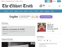 Tablet Screenshot of elkharttruth.com